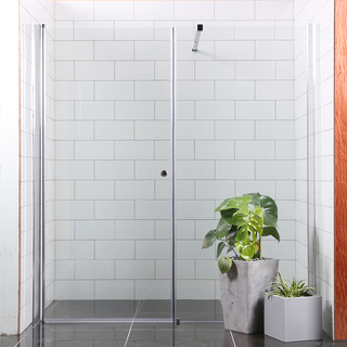 Bl Mångsidig Rak Niche 170 Cm 100 Væg + 70 Dør Glas