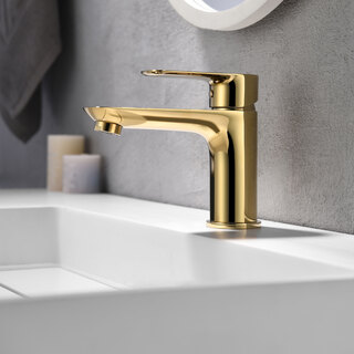 Bathlife Pärla Håndvaskarmatur I Messing Uden Bundventil