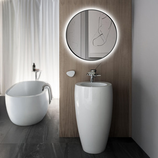 Spejl Bathlife Spira 600 Round Led