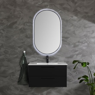Spejl Bathlife Nöja 600 Oval Led