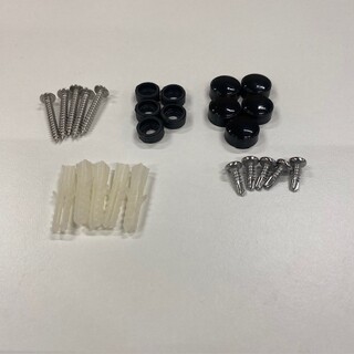 Screw Set Shower Mångsidig/Mitt/Profil - Black