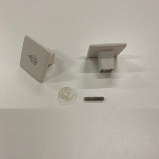 Bruse Profil Knop Hvid