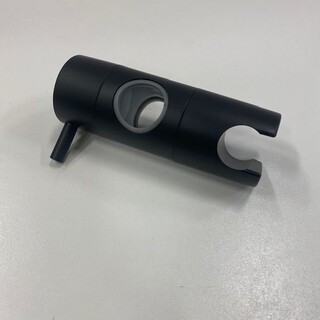 Shower Hook Rounded Pipe Black