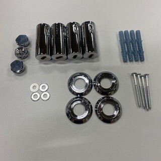 Monteringssæt Håndklædetørrer Lejd/Sinne Hvid