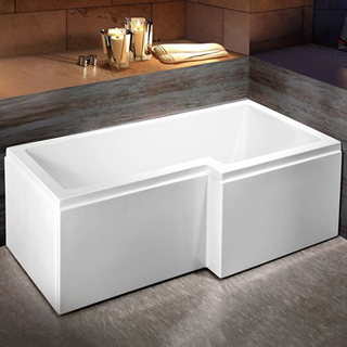 Bl Behag 1500 Badekar, Højre 150 X 85 Cm M Front Og Gavl