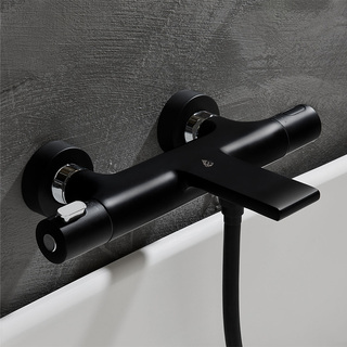 Dusch- Badekarsarmatur Dagg Tapp Sort Cc150