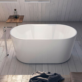 Bathlife Hipp Badekar, Fritstående 141 X 80 Cm