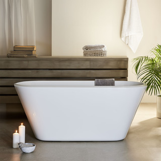 Badekar Trivas 1600 Hvid