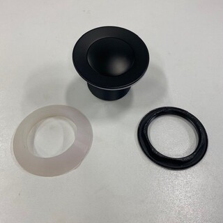 Bundventil Badekar Fristående Ideal Sort