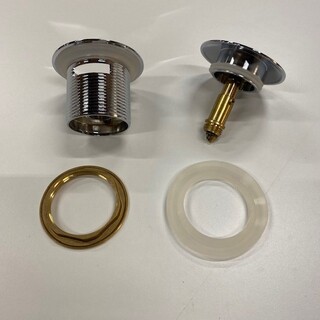 Bundventil Badekar Fristående Ideal Hvid Gjutmarmor