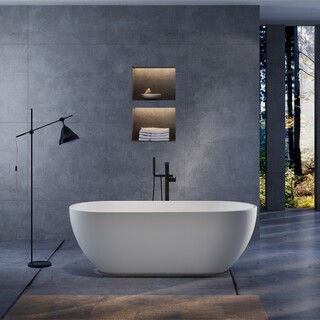 Bathlife Trygg Fritstående Badekar Ovalt 170 Cm
