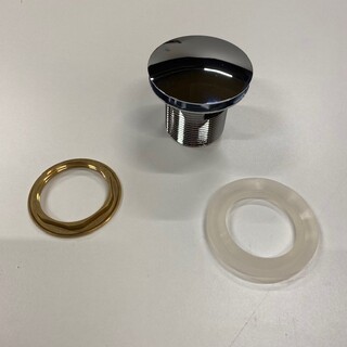 Bundventil Badekar Fristående Ideal Hvid Gjutmarmor