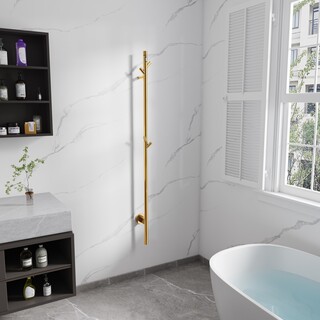 Håndklædetørre Bathlife Fas 1 Arm Timer 12/C1 Vital Guld Rustfri