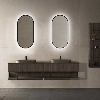 Spejl Bathlife Nöja 400 Oval Led