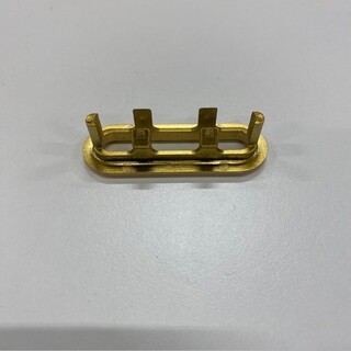 Dekorring Oval Messing